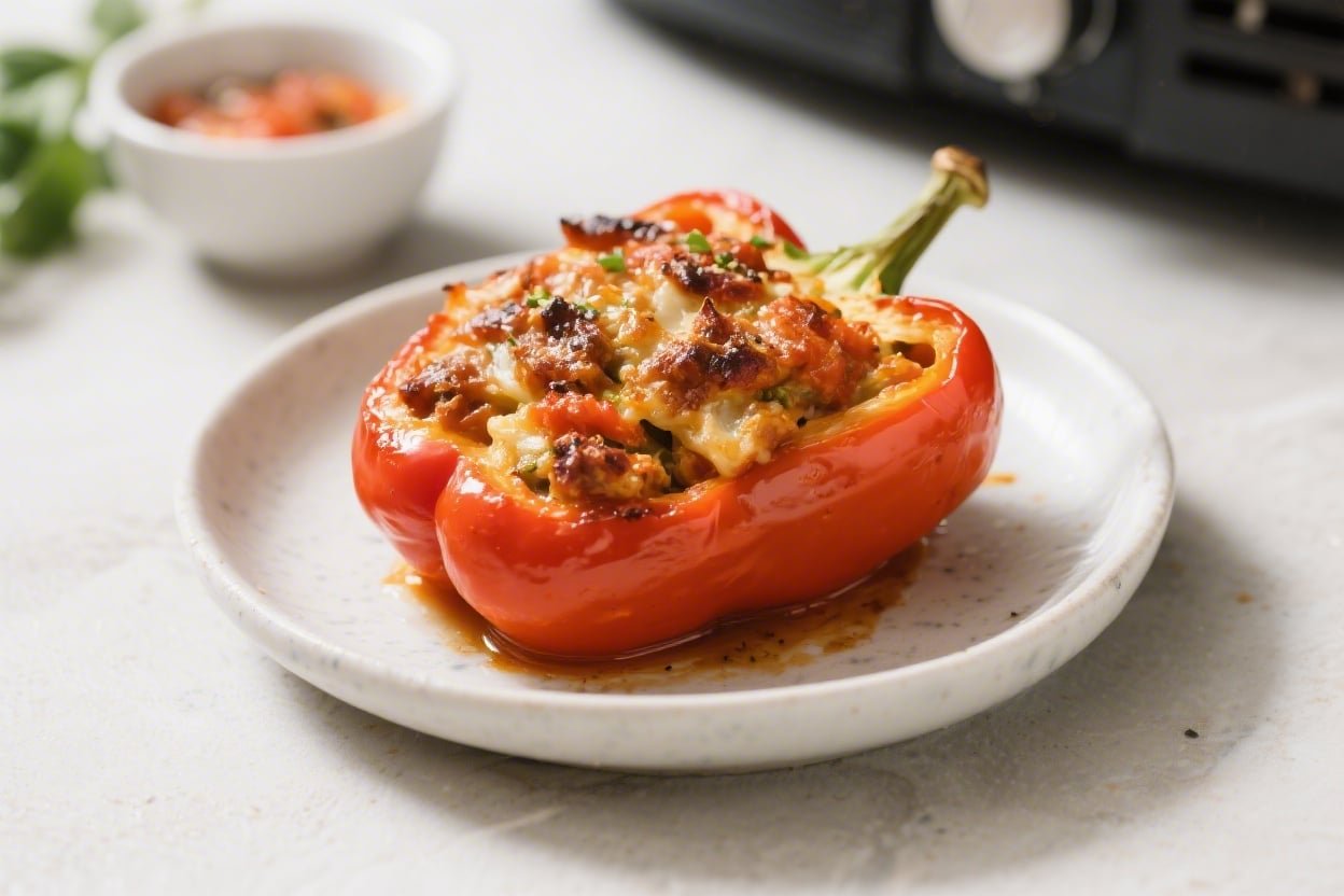 Air Fryer Stuffed Bell Peppers