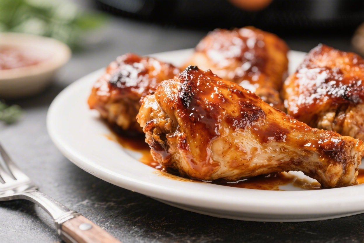 Air Fryer BBQ Chicken Thighs