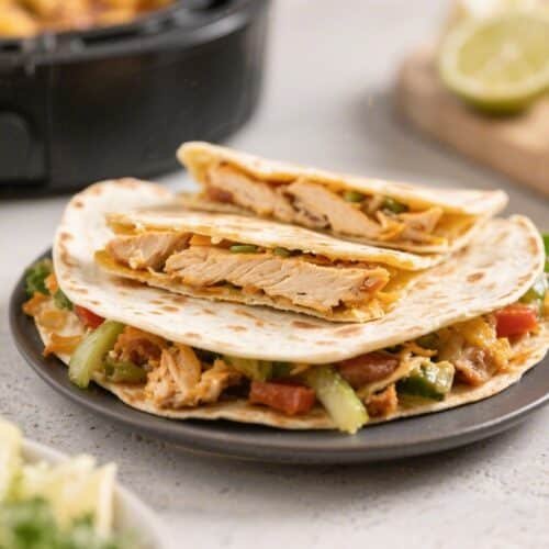 Air Fryer Chicken Quesadillas