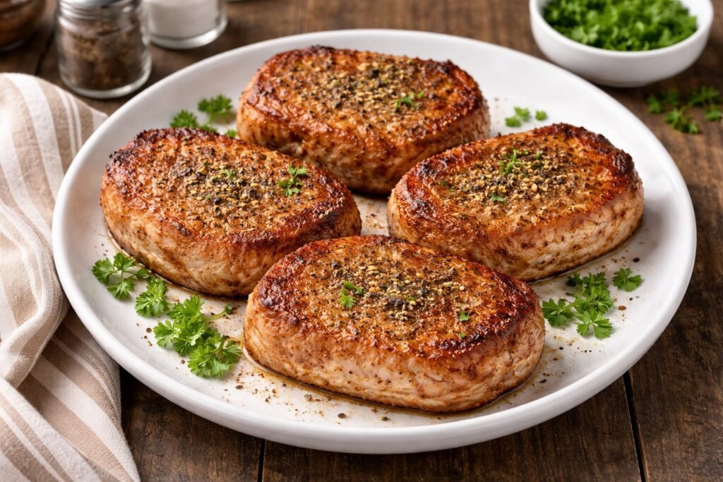 Easy Boneless Air Fryer Pork Chops