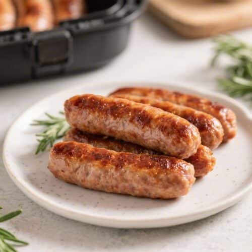 Frozen Breakfast Sausage in the Air Fryer