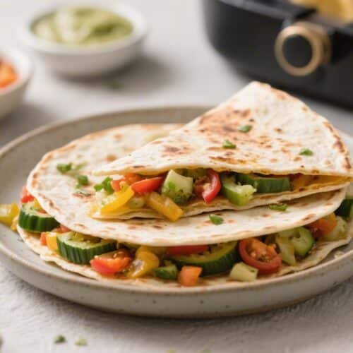 Air Fryer Veggie Quesadillas