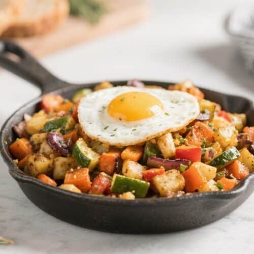 Air Fryer Breakfast Veggie Hash