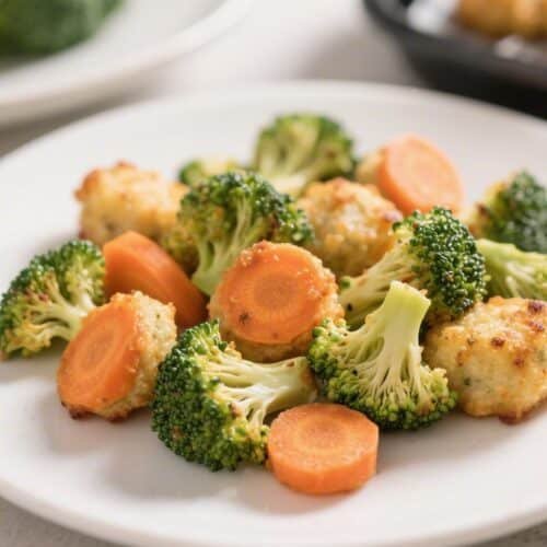 Healthy Air Fryer Broccoli & Carrot Bites