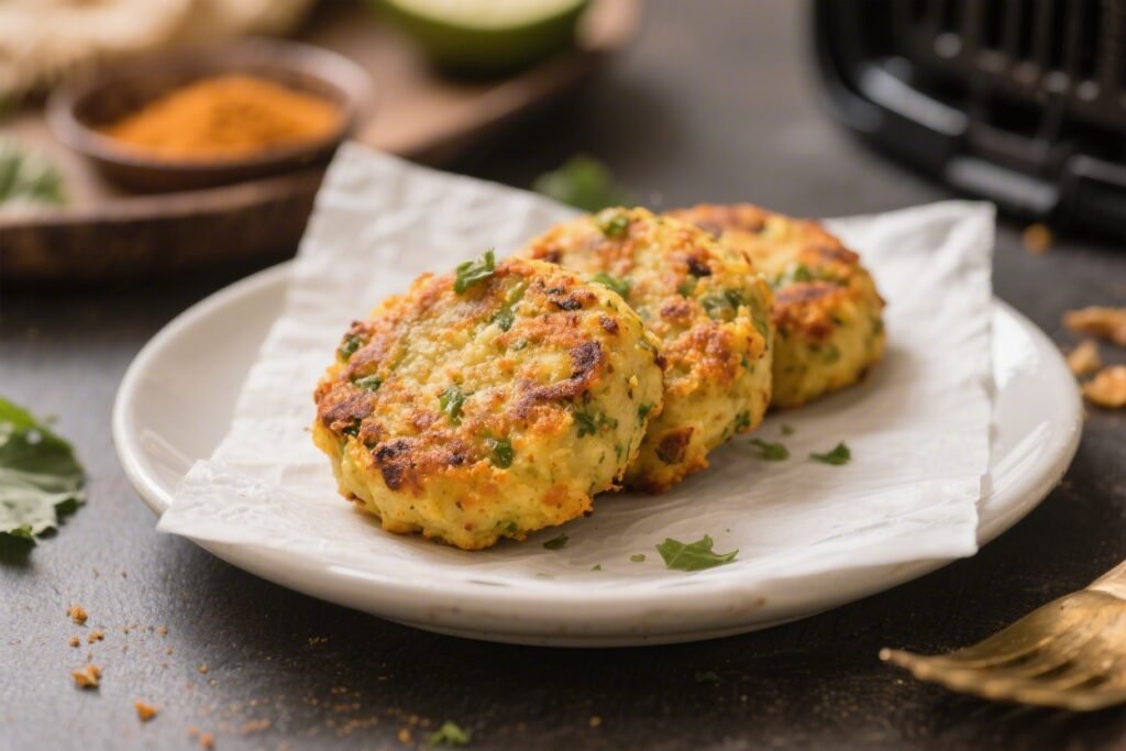 Air Fryer Indian Aloo Tikki