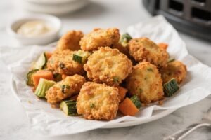 Crispy Air Fryer Veggie Nuggets