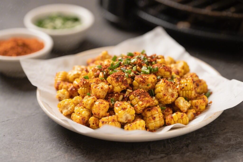 Air Fryer Masala Corn
