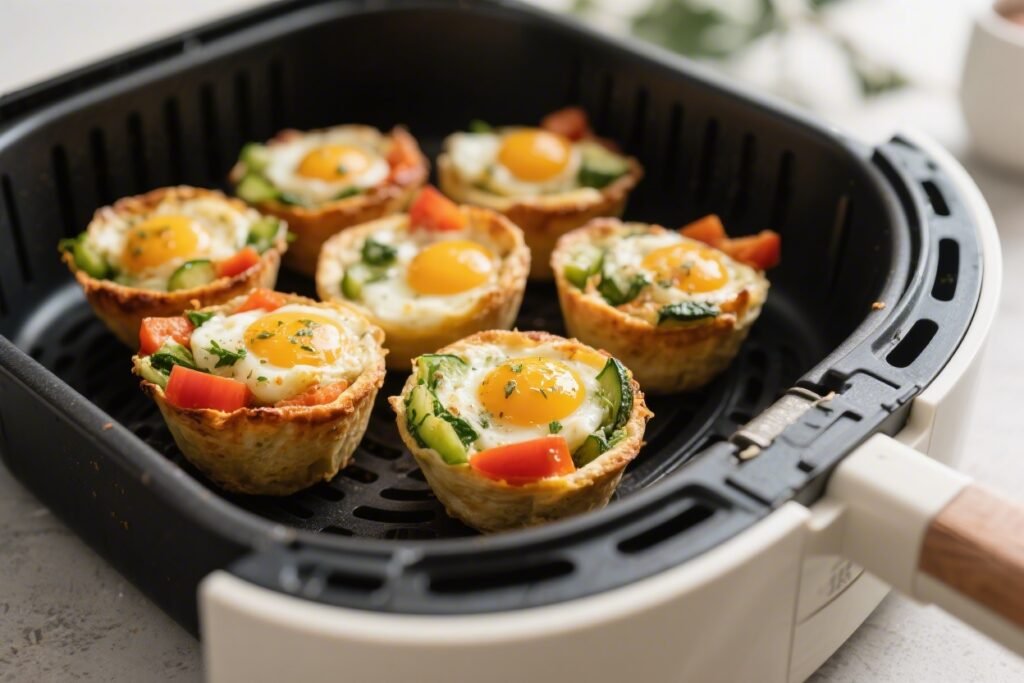 Healthy Veggie Egg Cups in the Air Fryer