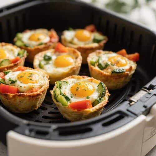Healthy Veggie Egg Cups in the Air Fryer