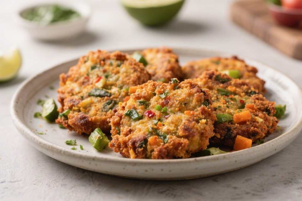 Air Fryer Mixed Veg Cutlets