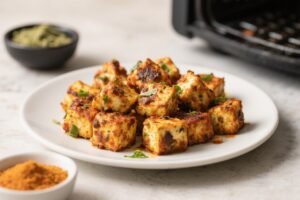 Air Fryer Indian Paneer Tikka Bites