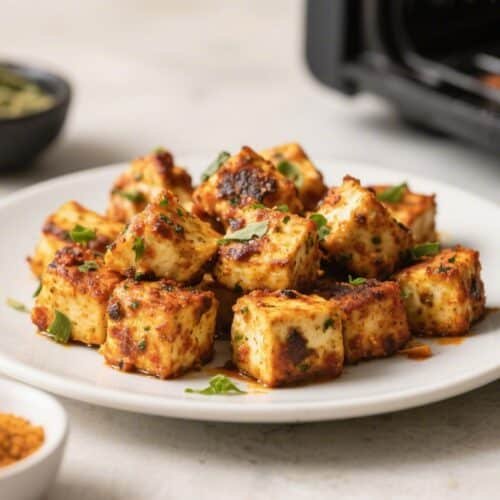Air Fryer Indian Paneer Tikka Bites