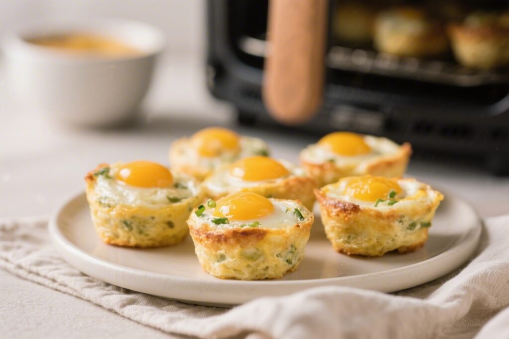 Low Carb Air Fryer Breakfast Egg Bites