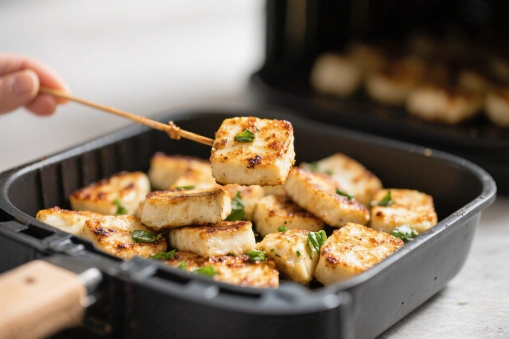 Easy Air Fryer Halloumi Bites