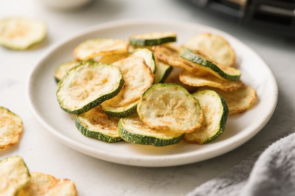 Air Fryer Keto Zucchini Chips