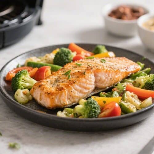 Healthy Air Fryer Fish with Veggies