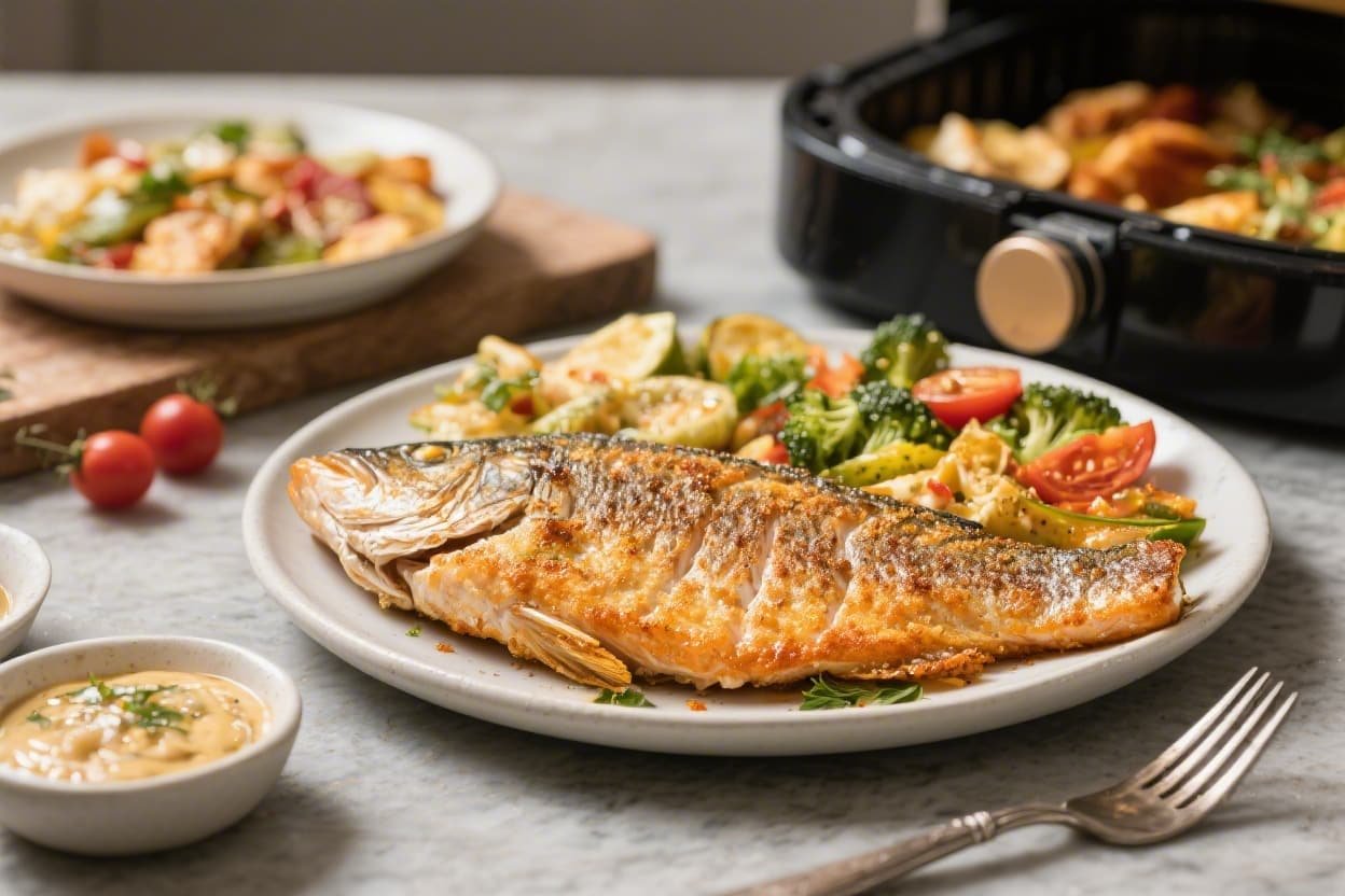10-Minute Air Fryer Fish Dinner