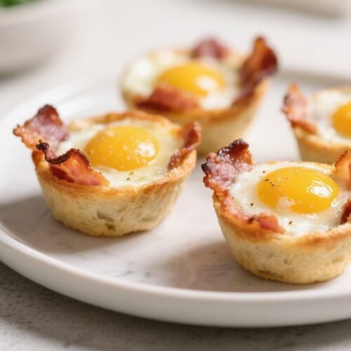 Air Fryer Keto Bacon and Egg Cups