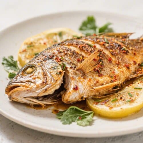 Spiced Air Fryer Snapper