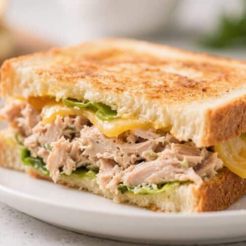 Quick Air Fryer Tuna Melt