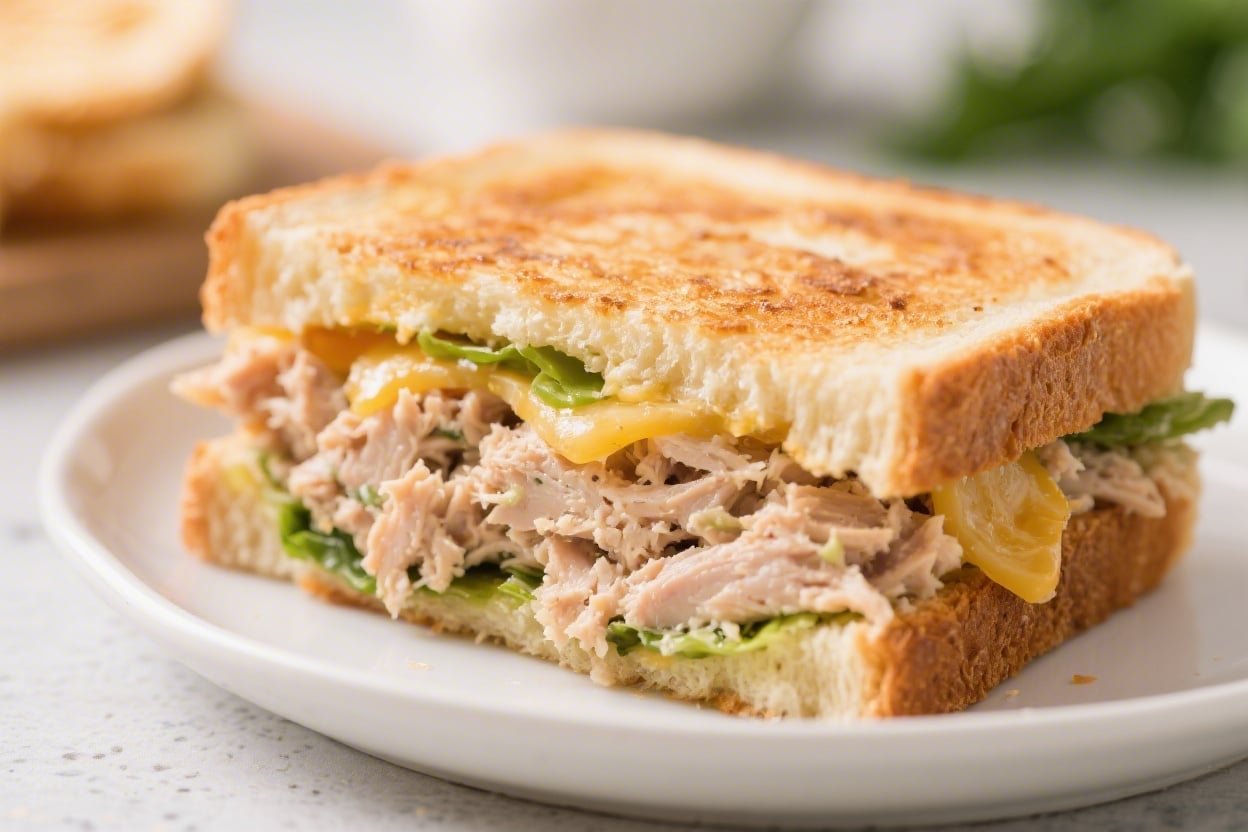 Quick Air Fryer Tuna Melt
