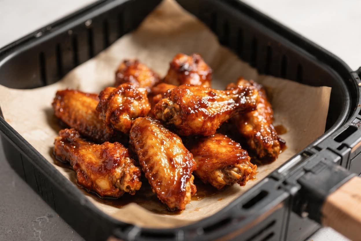 Air Fryer BBQ Chicken Wings