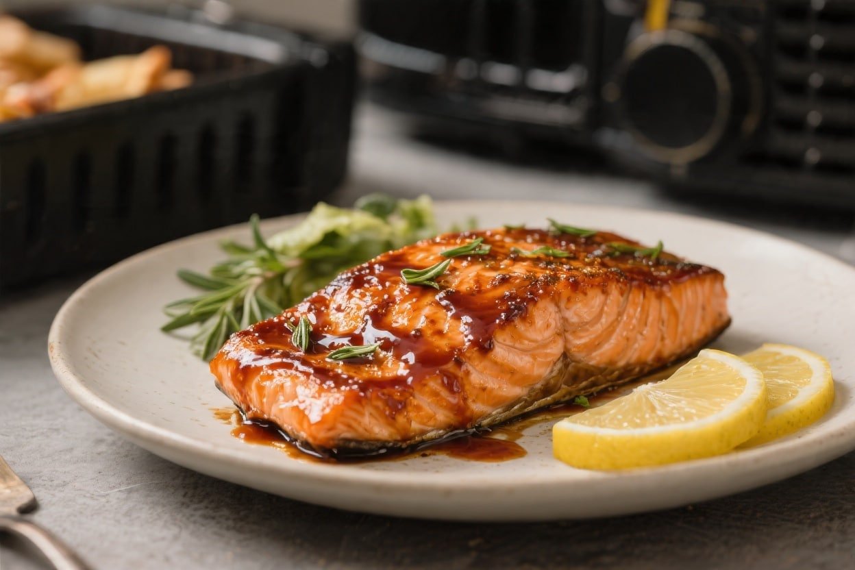 Air Fryer BBQ Salmon