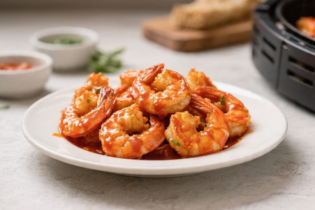 Buffalo Shrimp Air Fryer Style