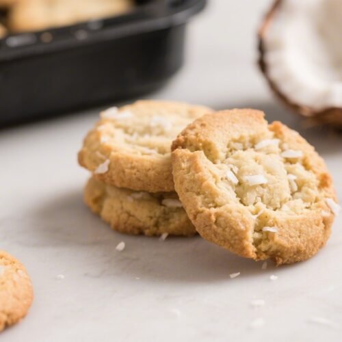Air Fryer Coconut Cookies
