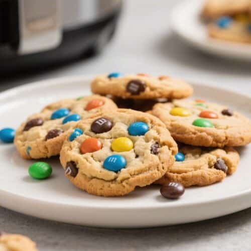 Air Fryer M&M Cookies
