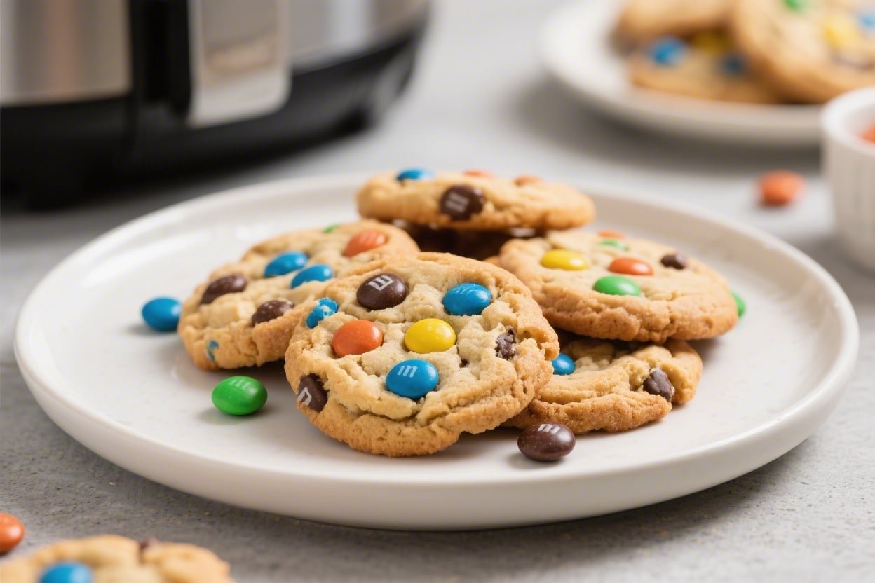 Air Fryer M&M Cookies
