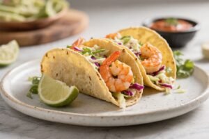 Air Fryer Shrimp Tacos With Slaw