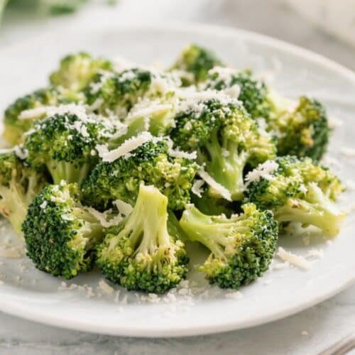 Keto Air Fryer Broccoli With Parmesan