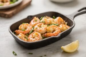 Air Fryer Shrimp Scampi