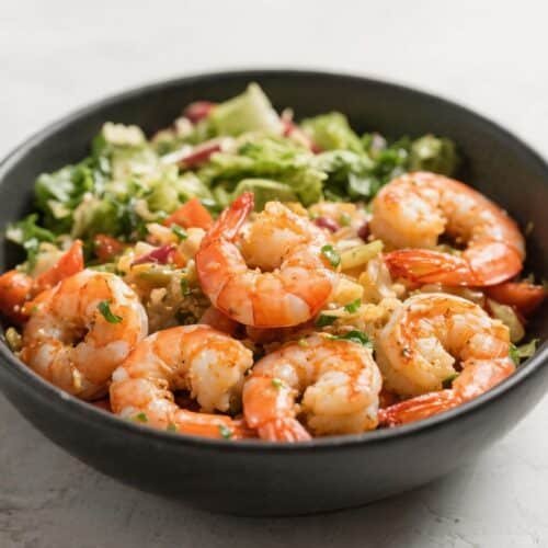 Healthy Shrimp Air Fryer Bowl