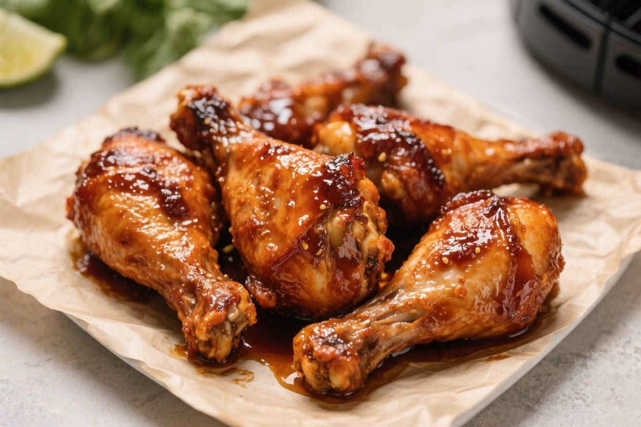Air Fryer BBQ Chicken Leg Quarters