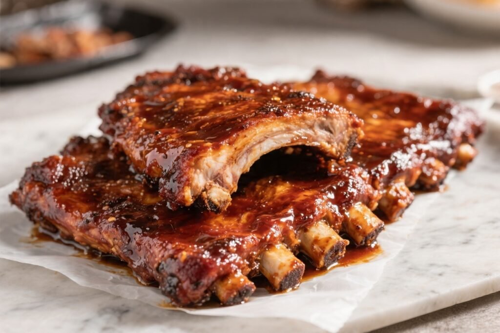 Air Fryer BBQ Baby Back Ribs