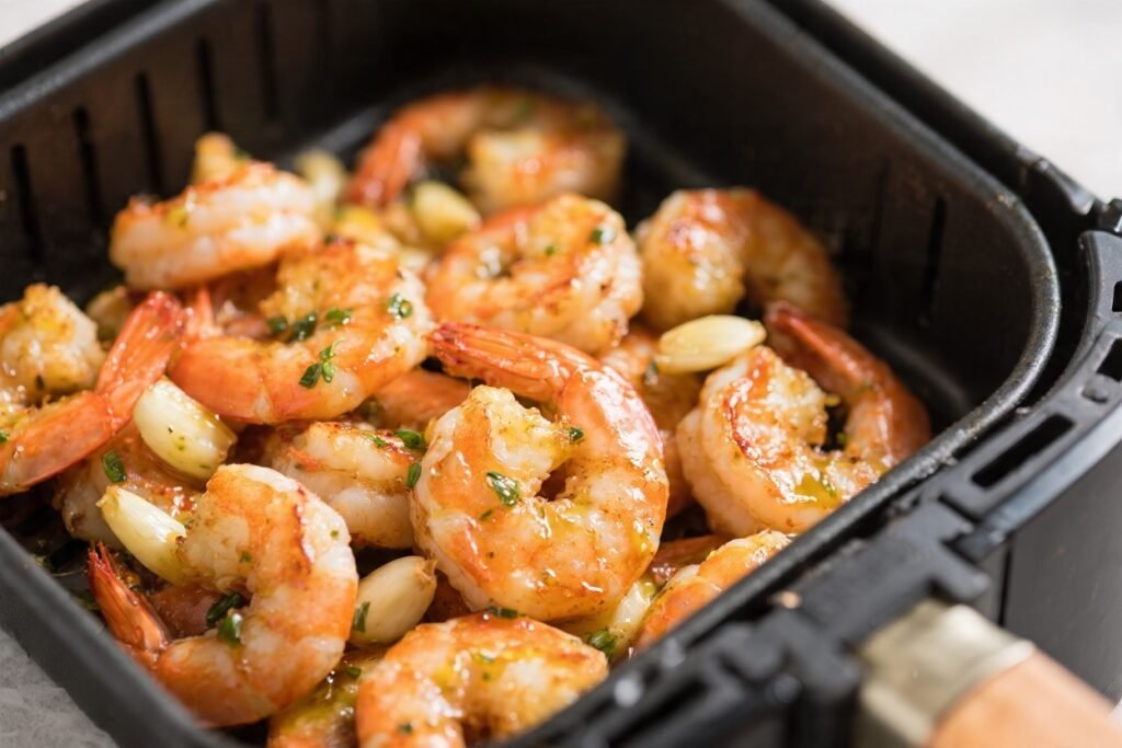 Keto Garlic Butter Shrimp Air Fryer