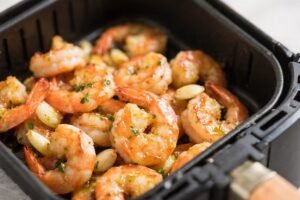Keto Garlic Butter Shrimp Air Fryer