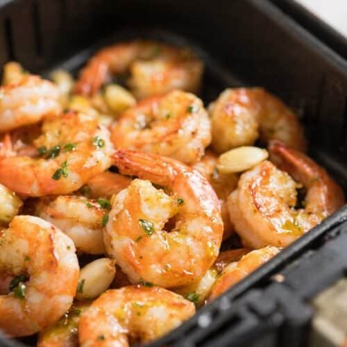 Keto Garlic Butter Shrimp Air Fryer