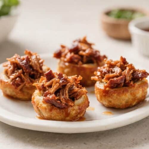 Air Fryer BBQ Pulled Pork Bites