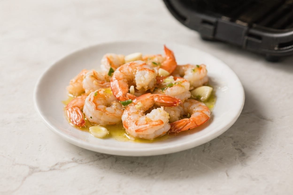 Frozen Shrimp With Garlic Butter Air Fryer