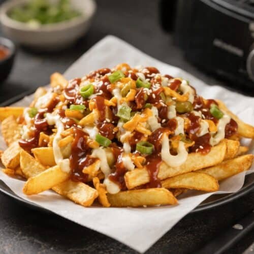 Air Fryer BBQ Loaded Fries
