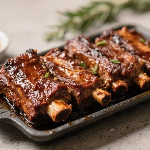 Air Fryer BBQ Beef Short Ribs