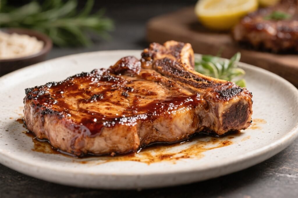 BBQ Pork Chops in the Air Fryer