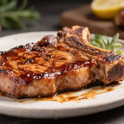 BBQ Pork Chops in the Air Fryer