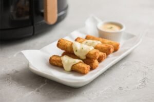 Air Fryer Keto Mozzarella Sticks