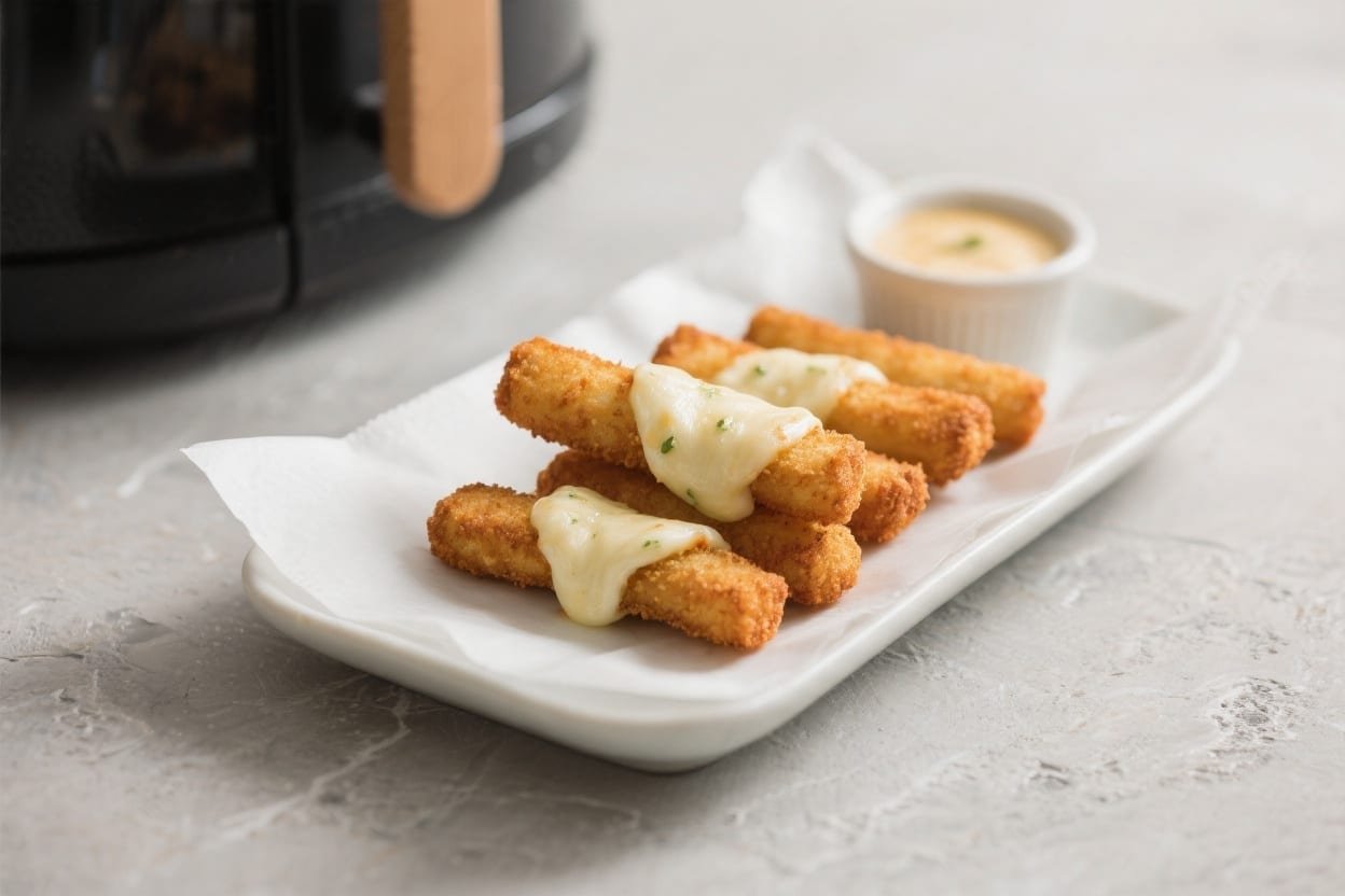 Air Fryer Keto Mozzarella Sticks