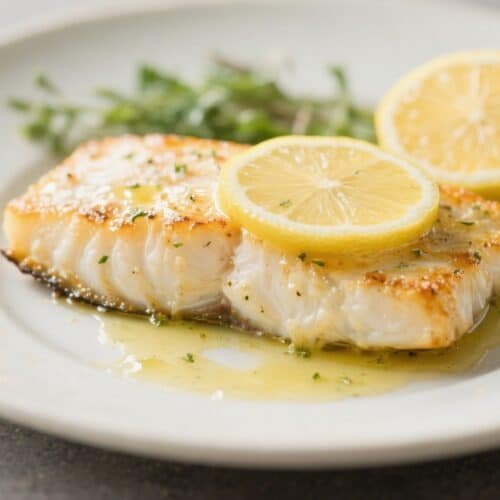 Air Fryer Keto Cod With Lemon Butter