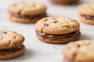 Air Fryer Nutella Stuffed Cookies